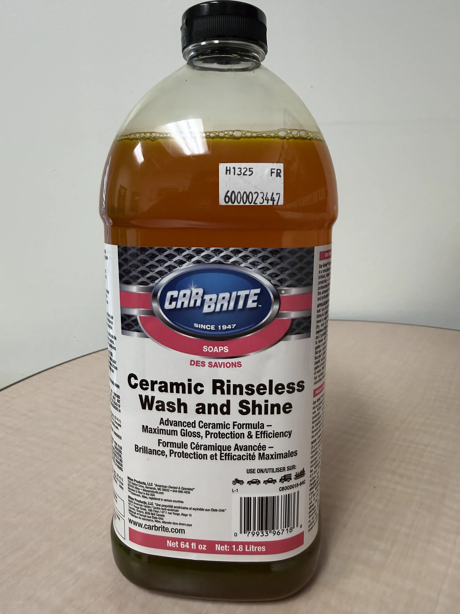 Ceramic Rinseless Wash & Shine — Concentrated